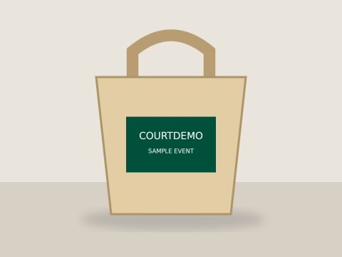 Canvas tote bag — synthetic demo